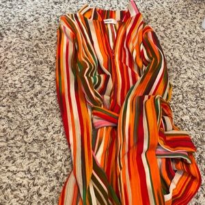 multicolored dress